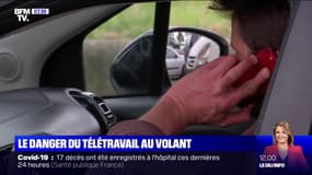 Télétravail: 73% des automobilistes consultent leur téléphone au volant, selon une étude