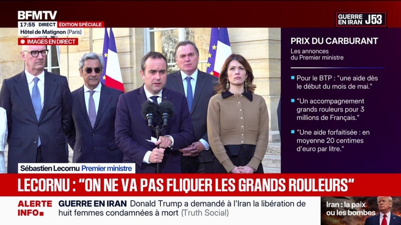 Carburants: Sébastien Lecornu annonce "un dispositif d'accompagnement des grands rouleurs" pour "près de trois millions de Français qui travaillent"