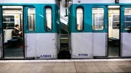Image d'illustration du métro parisien. Photo prise le 24 janvier 2025