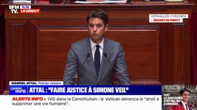 IVG dans la Constitution: "La lutte pour l'égalité entre les femmes et les hommes ne peut pas être la guerre des sexes, elle ne doit jamais le devenir" déclare Gabriel Attal