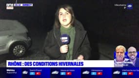 Rhône: les chutes de neige continuent ce lundi matin