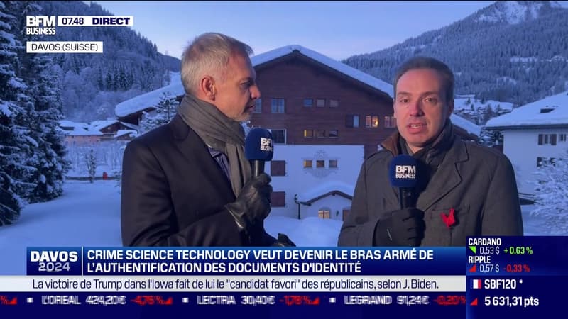 Cosimo Prete (Crime Science Technology) : La French Tech à Davos - 16/01