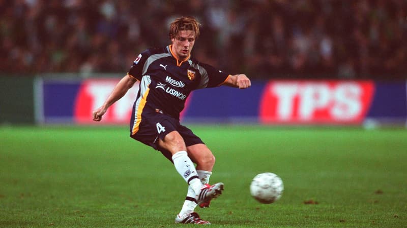 Sébastien Schemmel avec Metz en Ligue 1 en octobre 2000