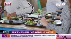 La vaisselle réutilisable en plastique pourrait faire son retour dans les cantines scolaires