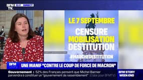 Manifestations contre Emmanuel Macron: "Ce qu'on veut, c'est mettre en place le programme du NFP", explique Adèle, militante des jeunesses anticapitalistes