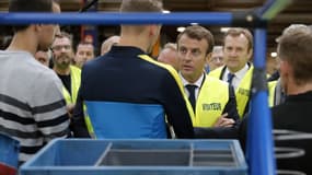 Emmanuel Macron à Whirlpool le 3 octobre 2017 