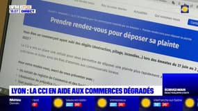 Un guichet et des enquêteurs à la CCI de Lyon pour les commerces dégradés