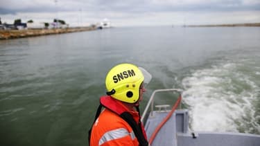 Un membre de la Société nationale du sauvetage en mer.