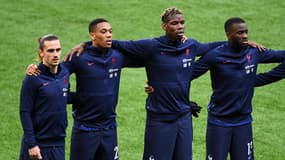 L'équipe de France face au Kazakhstan le 28 mars 2021