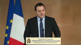 Martin Rey-Chirac a rendu hommage à son grand-père au musée du Quai Branly, le 20 juin 2016.