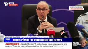 Mort d'Émile: "La promeneuse a découvert ces ossements [...] sur un chemin qu'elle se souvient avoir avoir arpenté plus d'un mois avant", précise le procureur de la République d'Aix-en-Provence, Jean-Luc Blachon