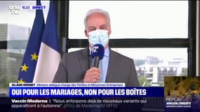 Mariages autorisés à partir du 19 mai: Pour Alain Griset, "c'est un signe positif mais il faut qu'il y ait de la prudence"