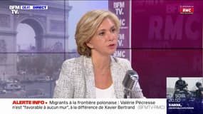 Migrants à la frontière polonaise: Valérie Pécresse n'est "favorable à aucun mur"