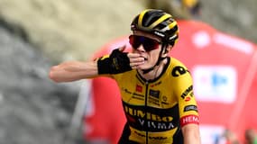Jonas Vingegaard lors de la 13e étape de la Vuelta, le 8 septembre 2023.
