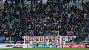 Les supporters de Nancy lors d'une rencontre de Coupe de France, le 2 janvier 2022.