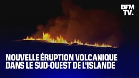  Islande: un volcan entre en éruption dans le sud-ouest du pays