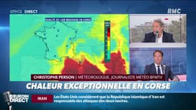 Les températures sur la Méditerranée ce vendredi