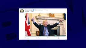 Boris Johnson sur Twitter
