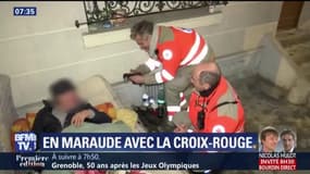 Neige: La Croix-Rouge en maraude pour aider les sans-abri