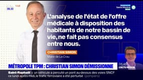 Métropole TPM: le maire de La Crau, Christian Simon, démissionne de son poste de vice-président