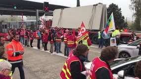 Manifestation au péage de Bordeaux-Virsac - Témoins BFMTV