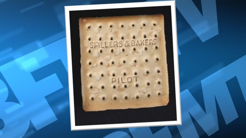 Le fameux biscuit du Titanic adjugé pour près de 21.000 euros.