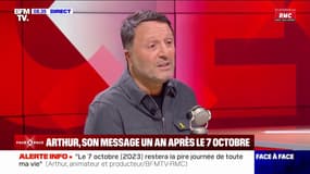 "Le 7 octobre restera la pire journée de toute ma vie”: l'animateur Arthur revient sur les attaques du Hamas