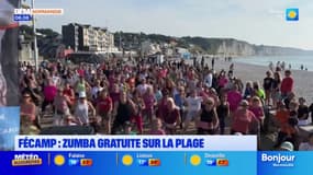 Seine-Maritime: des cours de zumba gratuits sur la plage de Fécamp