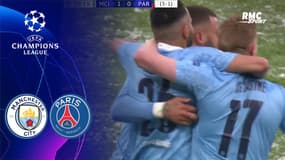 Manchester City - PSG : Mahrez ouvre le score et refroidit les espoirs parisiens