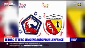 Le Losc et le RC Lens engagés pour l'enfance