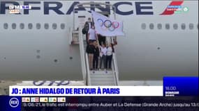 Paris 2024: Anne Hidalgo de retour dans la capitale avec le drapeau des Jeux Olympiques