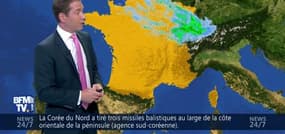 La météo pour ce lundi 5 septembre 2016