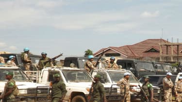 Des soldats congolais et des troupes des Nations unies dans le territoire de Beni, dans le Nord-Kivu, en République démocratique du Congo le 5 juin 2015 (photo d'illustration)