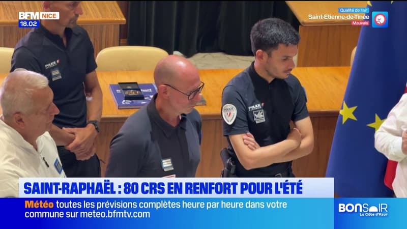 Saint-Raphaël : 80 CRS en renfort pour l'été