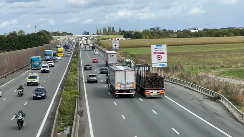 L'autoroute A1 est l'un des axes les plus empruntés dans les Hauts-de-France (image d'illustration)