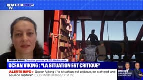  Sophie Beau, directrice générale de SOS Méditerranée, à propos de l'Ocean Viking: "Il devrait arriver demain matin proche de la France"