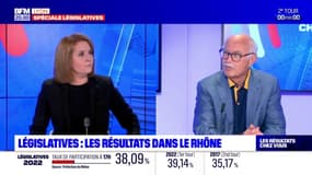 Législatives 2022: "On aurait préféré davantage de députés mais il n'y a pas de risque de cohabitation", réagit le député sortant Renaissance du 3e arrondissement du Rhône Jean-Louis Touraine