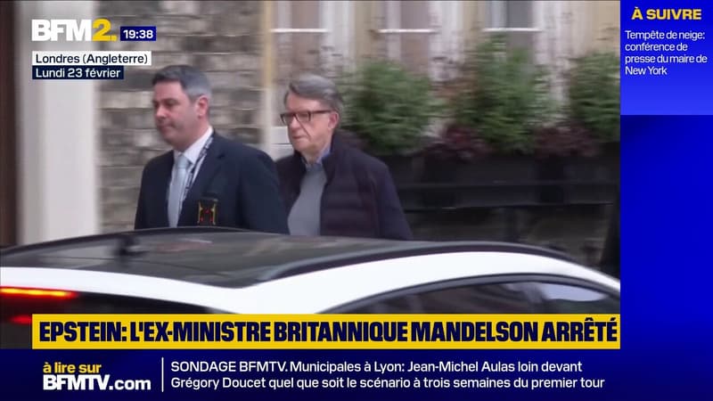 Affaire Epstein : l'ex-ministre britannique Peter Mandelson arrêté par la police