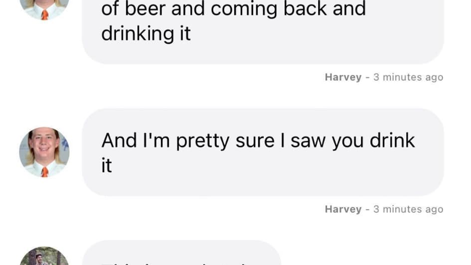 Un exemple de conversation générée par l'intelligence artificielle.