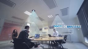 Lucibel commercialise son luminaire Lifi 1.500 euros, qu'il faut compléter d'une clé Lifi à 100 euros.  