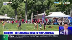 Hautes-Alpes: initiation au kung-fu au plan d'eau d'Embrun