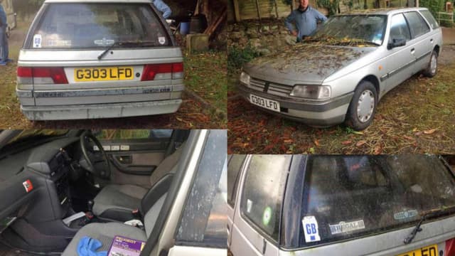 En vente d'occasion en Grande-Bretagne, cette Peugeot 405 a appartenu à une légende su sport automobile, et affiche plus de 660.000 kilomètres au compteur.