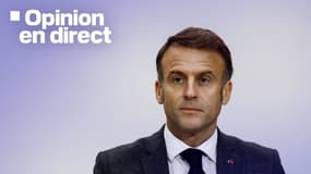 Emmanuel Macron au 80e anniversaire de la Libération de Strasbourg, au Palais Universitaire de Strasbourg, dans le Bas-Rhin, le 23 novembre 2024