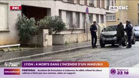 Lyon : 4 morts dans l'incendie d'un immeuble 
