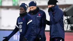 N'Golo Kanté, Kylian Mbappé et Karim Benzema
