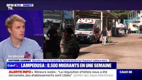 Lampedusa: "La priorité absolue est de faire en sorte que toutes ces personnes puissent être prises en charge sur le plan humanitaire, mental et administratif", pour le sauveteur en mer Antoine Laurent