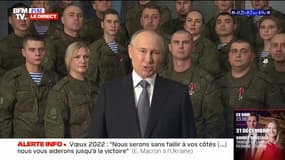 Vladimir Poutine: "Nous défendons notre peuple sur nos territoires historiques"