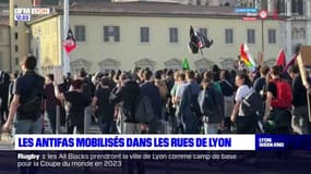 Les antifas mobilisés dans les rues de Lyon samedi