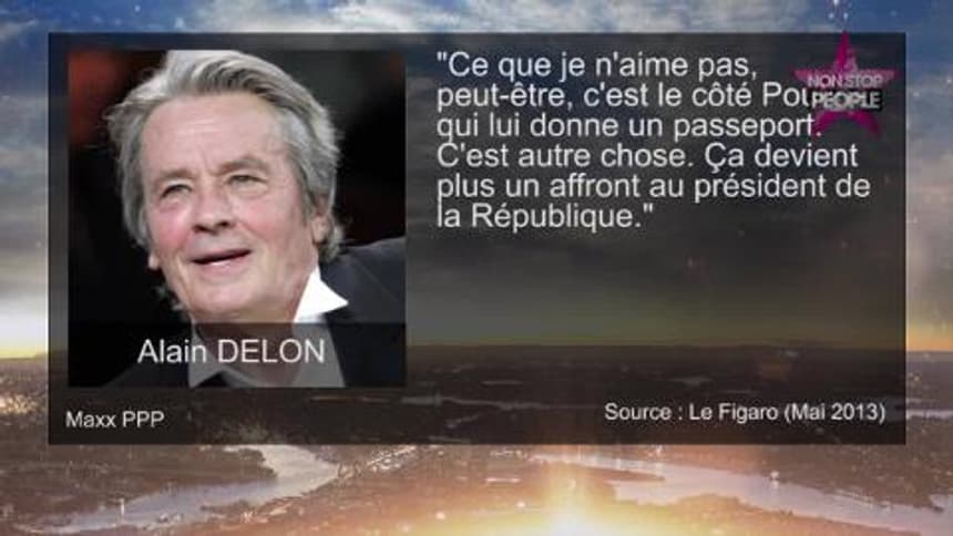 Alain Delon Comprend L Exil Fiscal De Gerard Depardieu