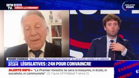 Double nationalité: pour Roger Chudeau (RN), le fait que Najat Vallaud-Belkacem a été ministre "n'était pas une bonne chose pour la République"